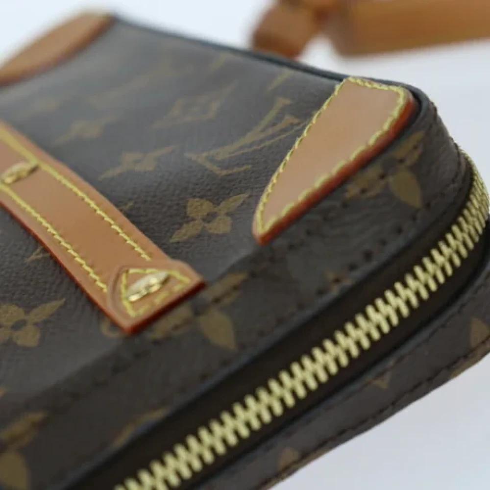 Louis Vuitton Vintage Pre-owned Canvas shoulder-bags Brown Dames