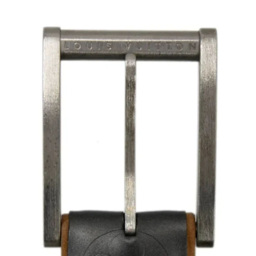 Louis Vuitton Vintage Pre-owned Leather belts Black Heren