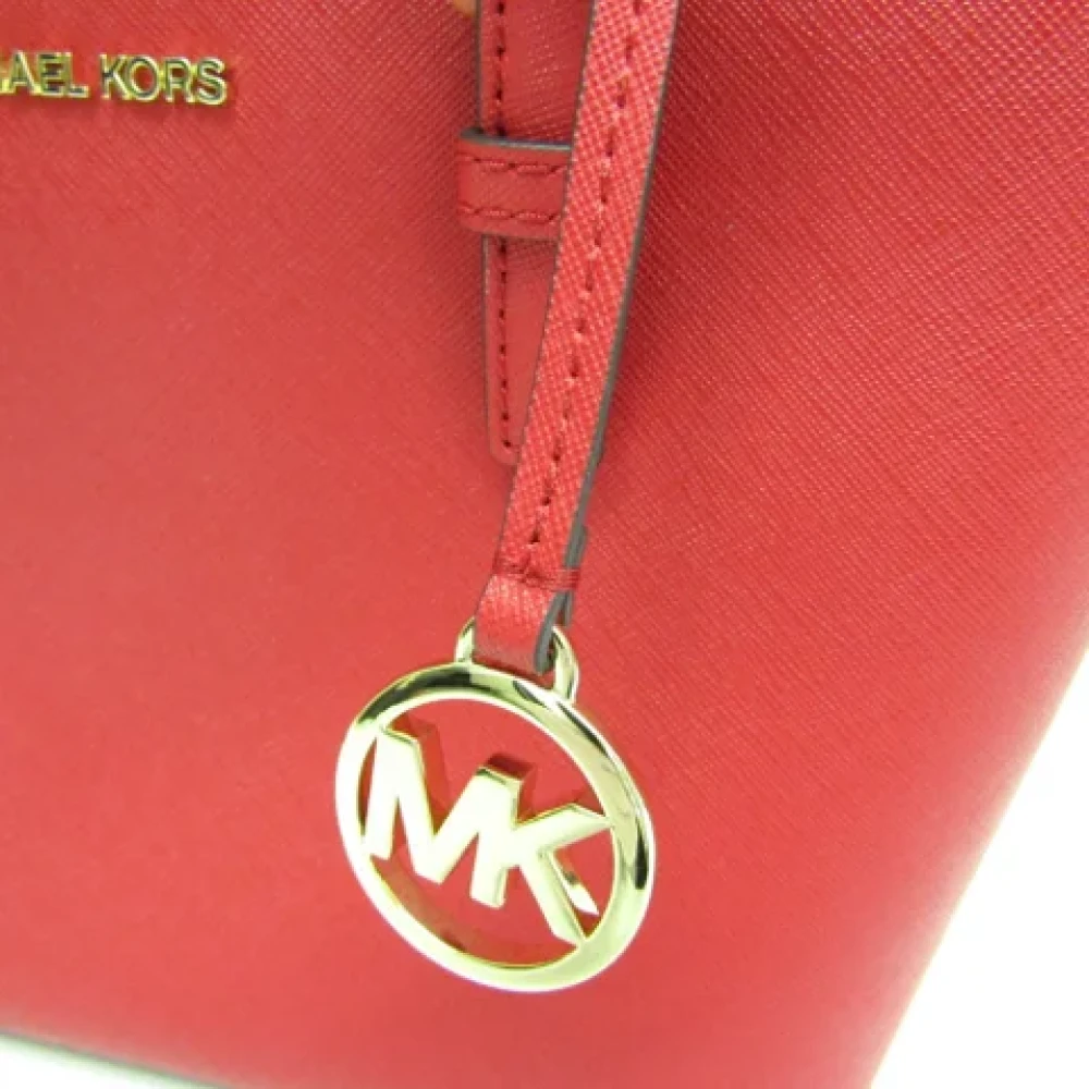 Michael Kors Pre-owned Leather handbags Red Dames