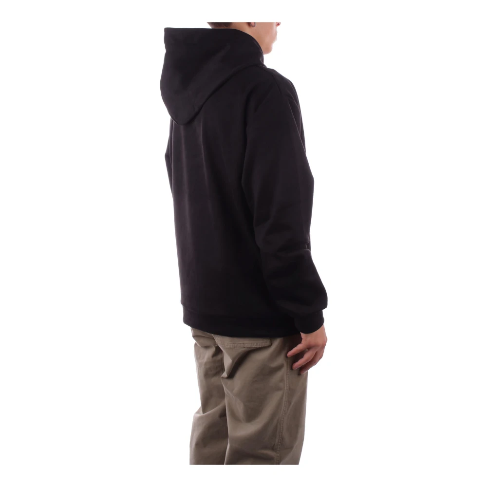 Costume National Zwarte hoodie trui Black Heren