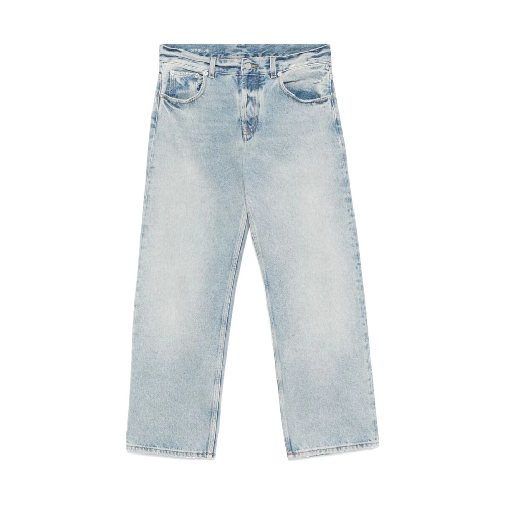Armarium Lichtblauwe Ripped Jeans Klassieke Stijl Blue Dames