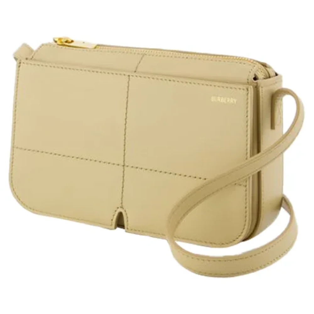 Burberry Leather crossbody-bags Beige Dames