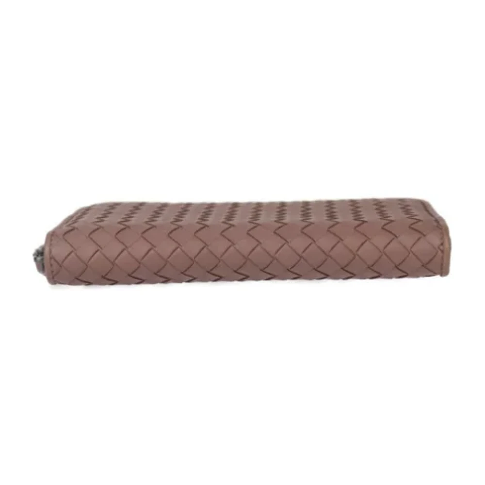 Bottega Veneta Vintage Pre-owned Leather wallets Pink Dames