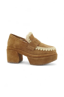 Platform Loafer Suede