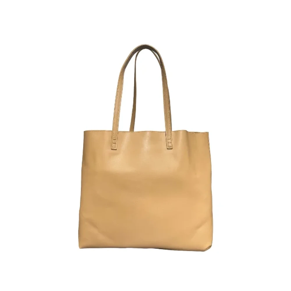 Fendi Vintage Pre-owned Leather fendi-bags Beige Dames