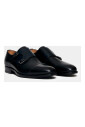 chaussures-montantes-en-cuir-bleu