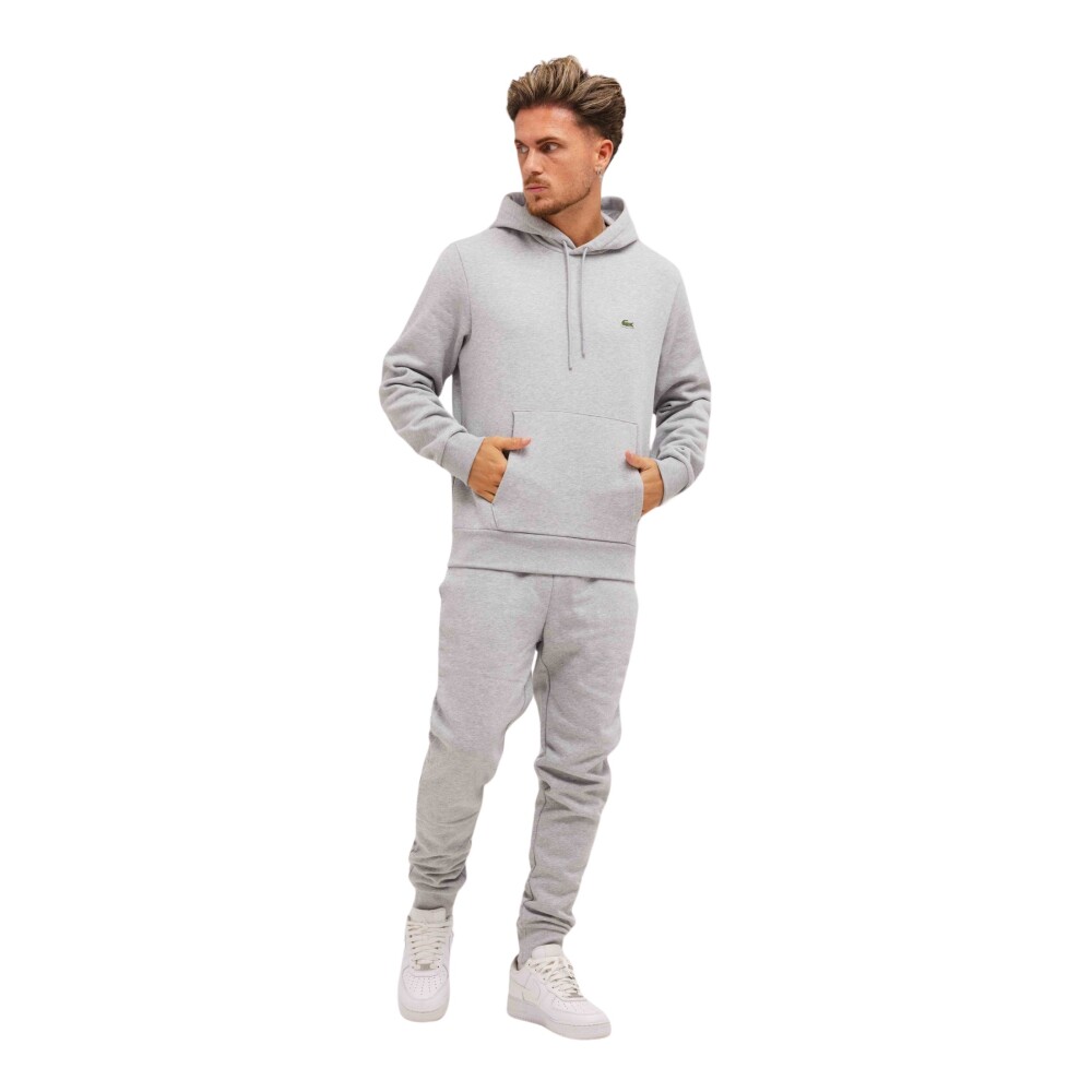 Hooded Tracksuit Men Grey Stylish Lacoste Training Sets Miinto