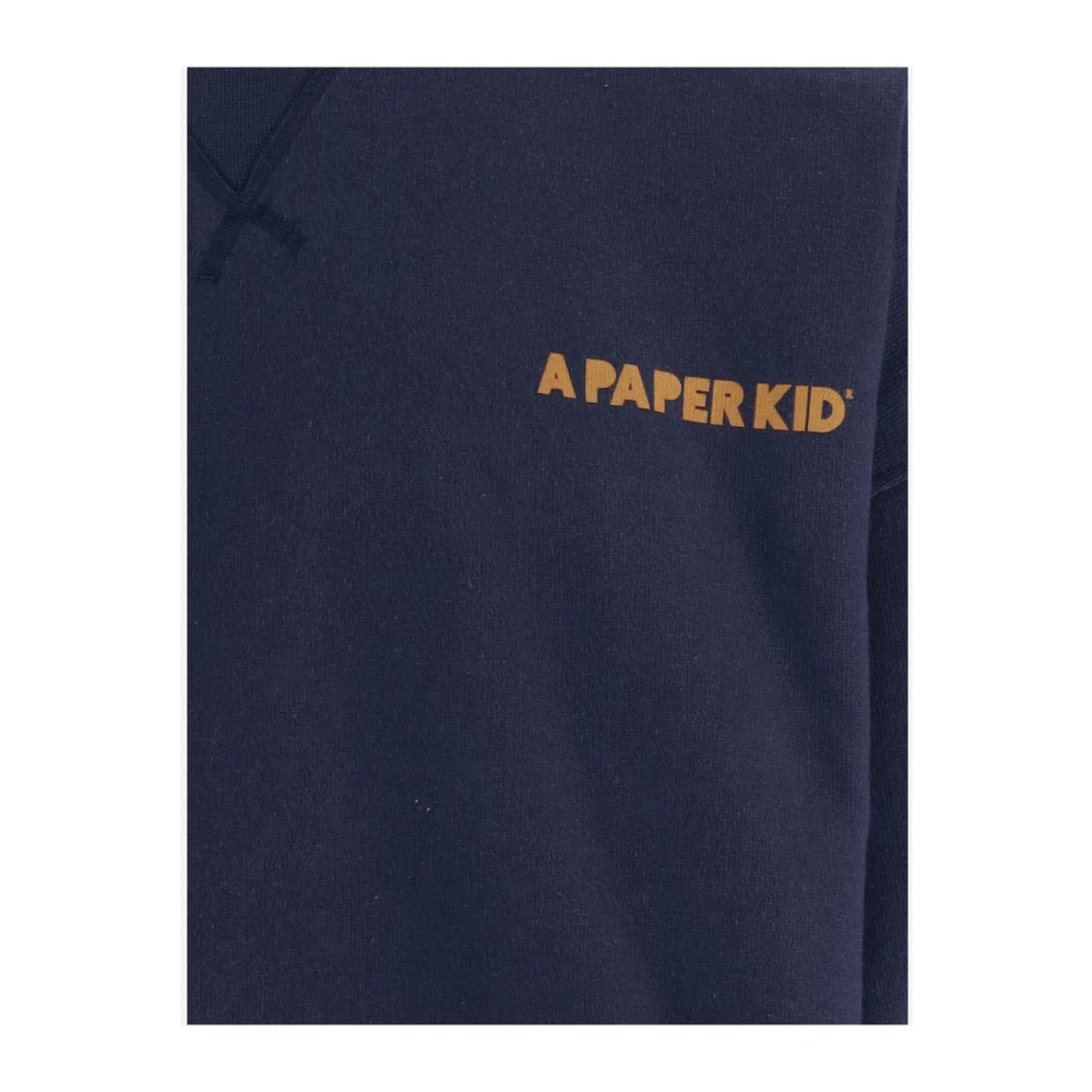 A Paper Kid Sweatshirts Hoodies Blue Heren