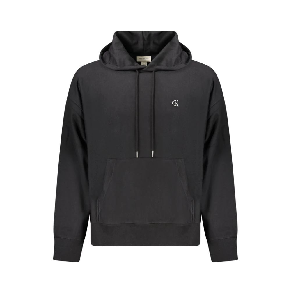 Calvin Klein Men's Black Hooded Sweatshirt