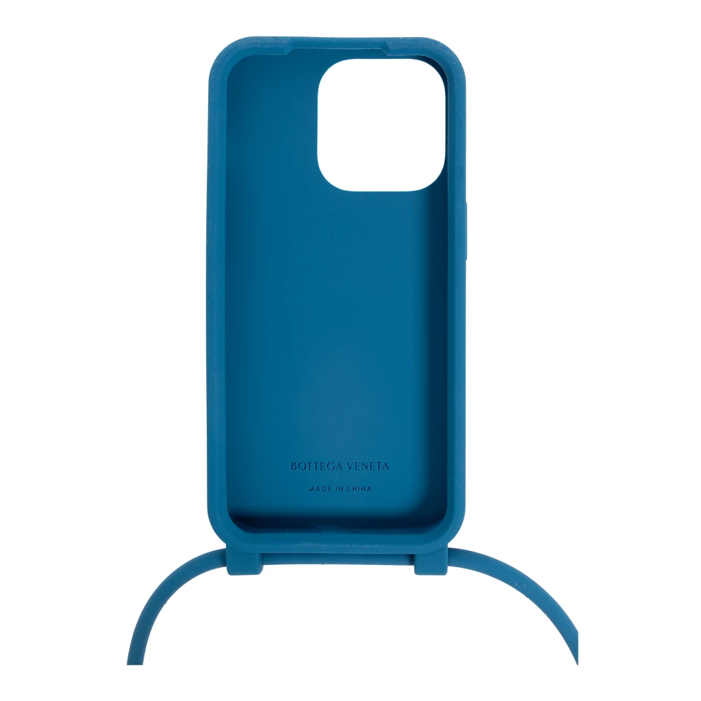 Bottega Veneta iPhone 14 Pro-hoesje Blue Heren