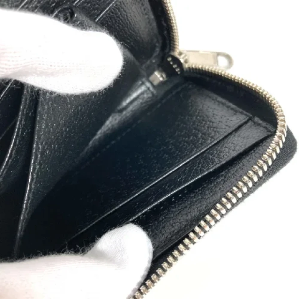 Gucci Vintage Pre-owned Leather wallets Black Dames
