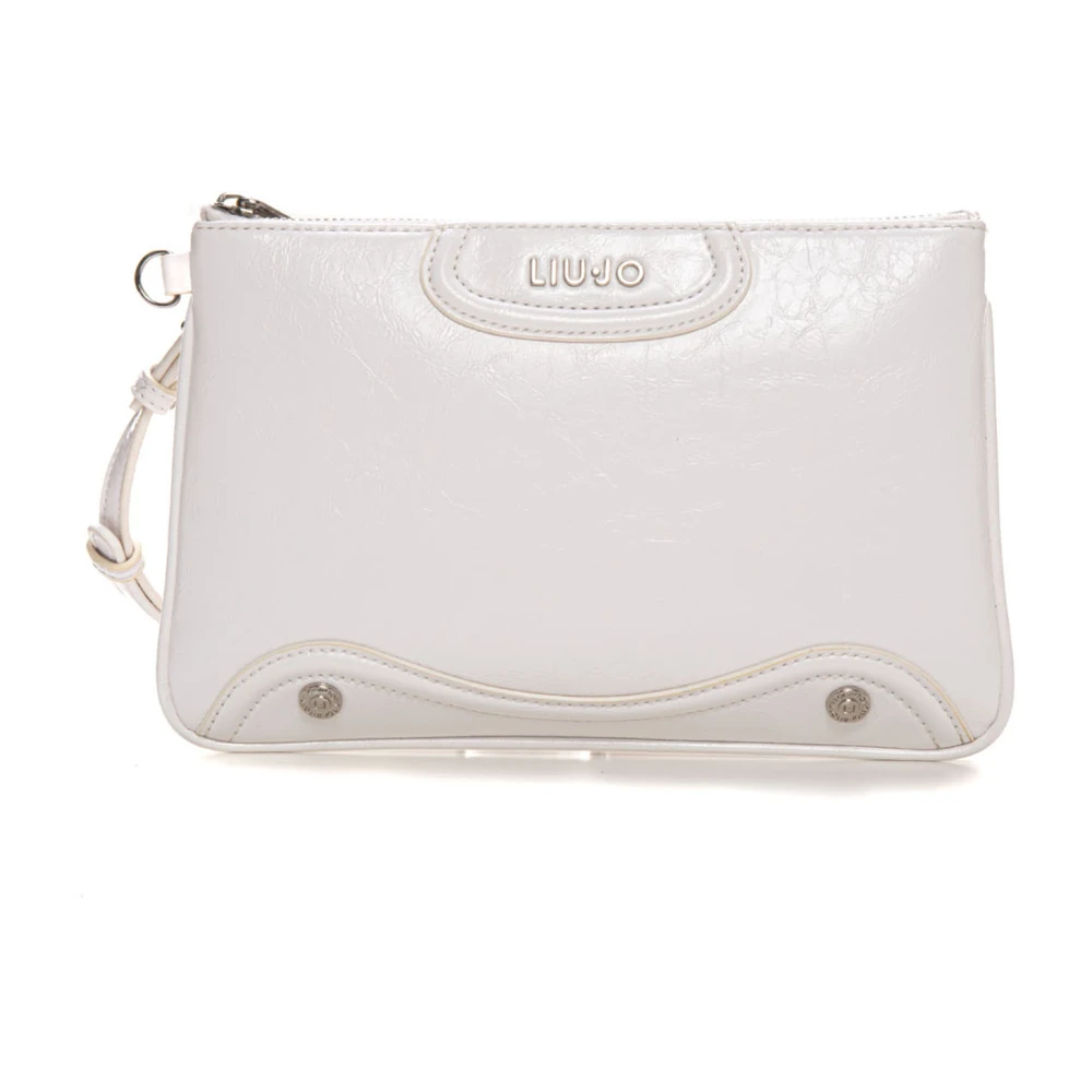 Liu Jo Envelop Pochette met Afneembare Band White Dames