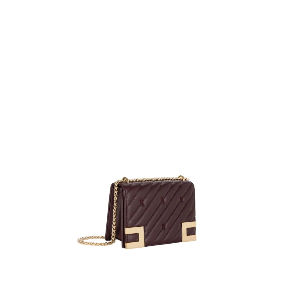 Elisabetta Franchi Stijlvolle Handtas voor Trendy Vrouwen Brown Dames