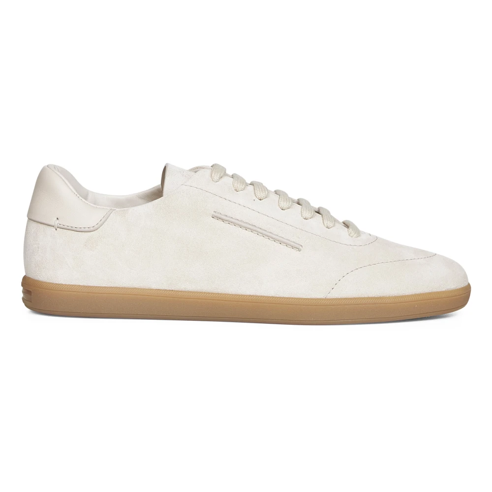 Zegna 232 Suede Sneakers Heren Schoenen Beige