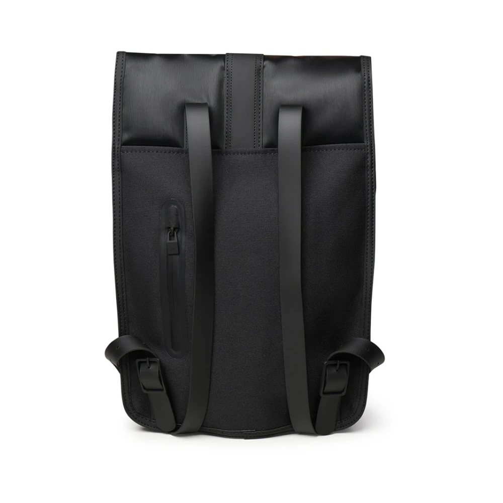Rains Zwarte Puffed Mini Rugzak Black Heren