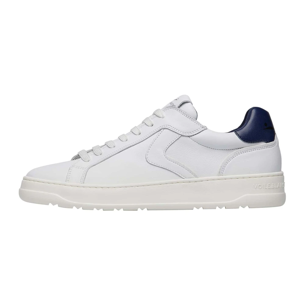 Voile Blanche Leren Sneakers Layton 100 Heren Schoenen Wit