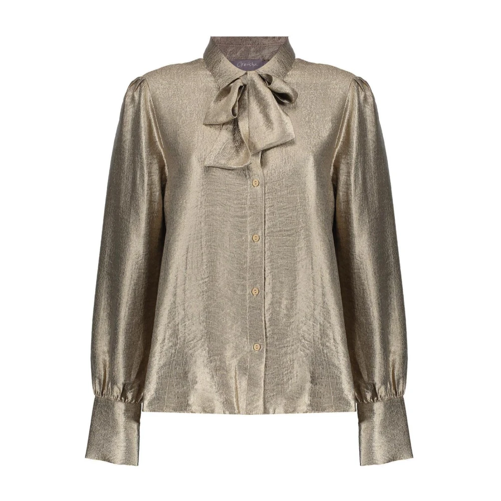 Geisha Afneembare Band Gouden Blouse Yellow Dames