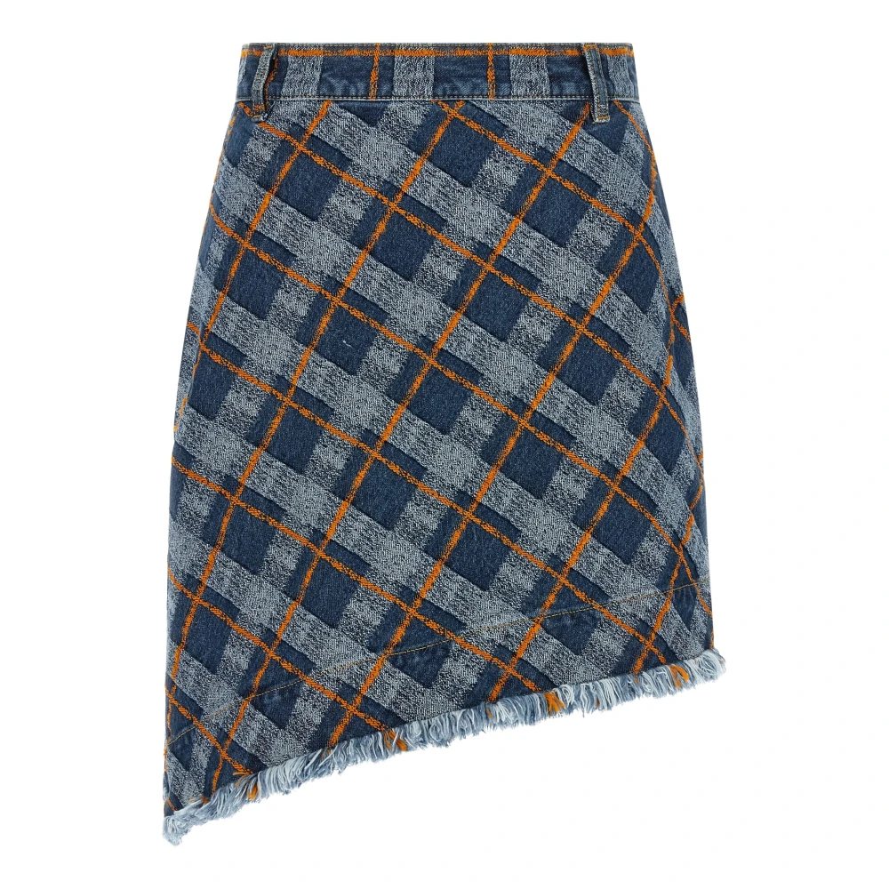 Vivienne Westwood Women's Blue Sailor Mini Skirt - Denim Skirts - W29 - Skirts