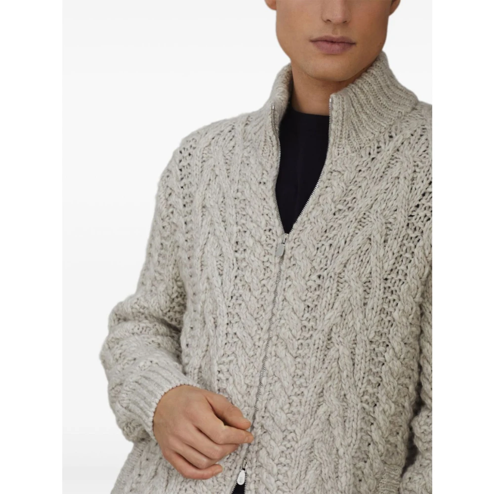 BRUNELLO CUCINELLI Luxe Sweaters voor Mannen en Vrouwen Gray Heren