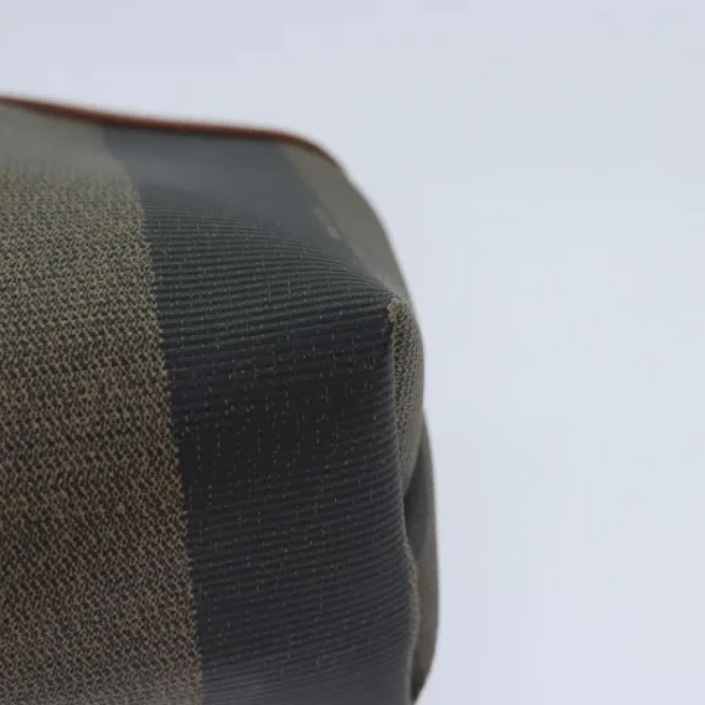 Fendi Vintage Pre-owned Canvas clutches Brown Dames