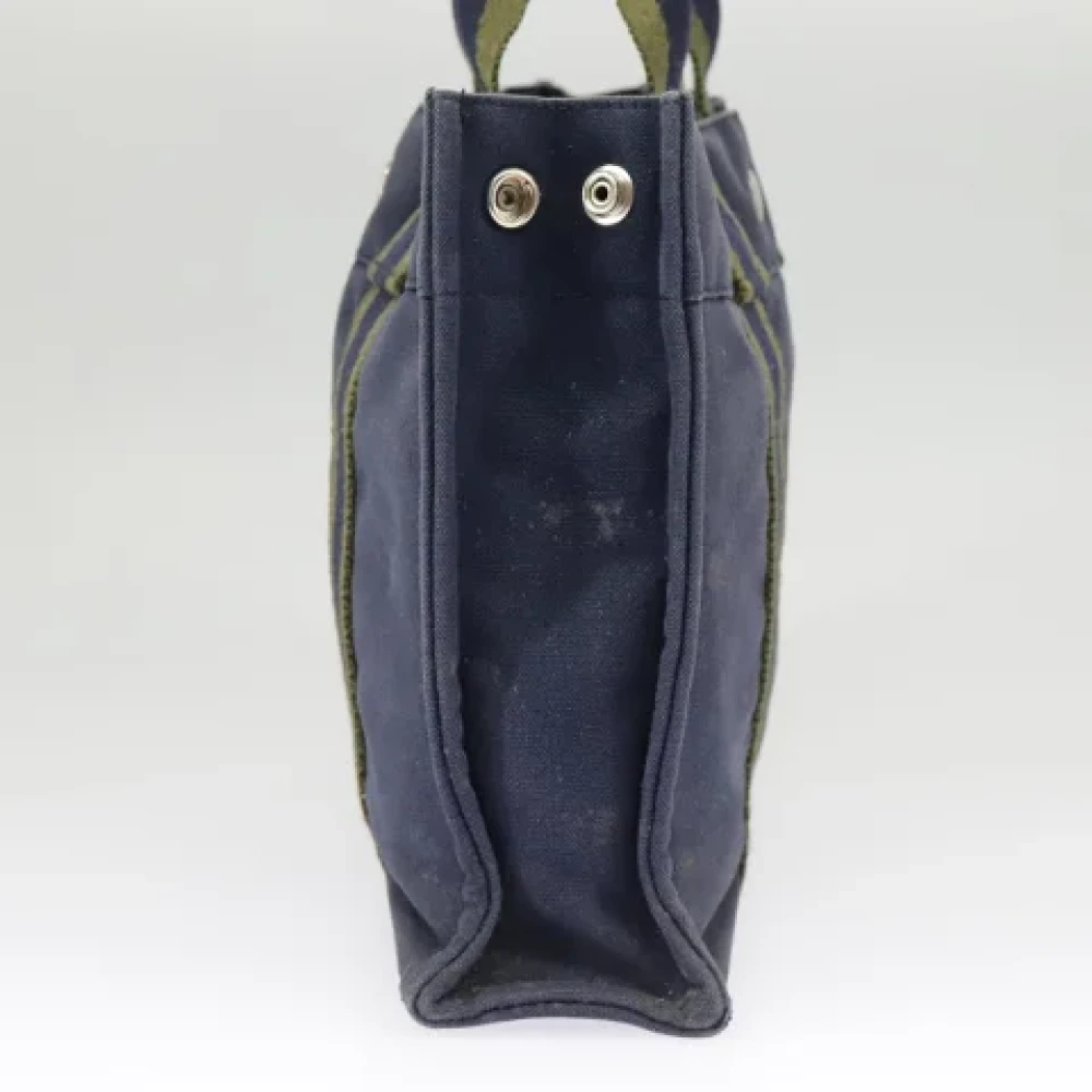 Hermès Vintage Pre-owned Canvas totes Blue Dames