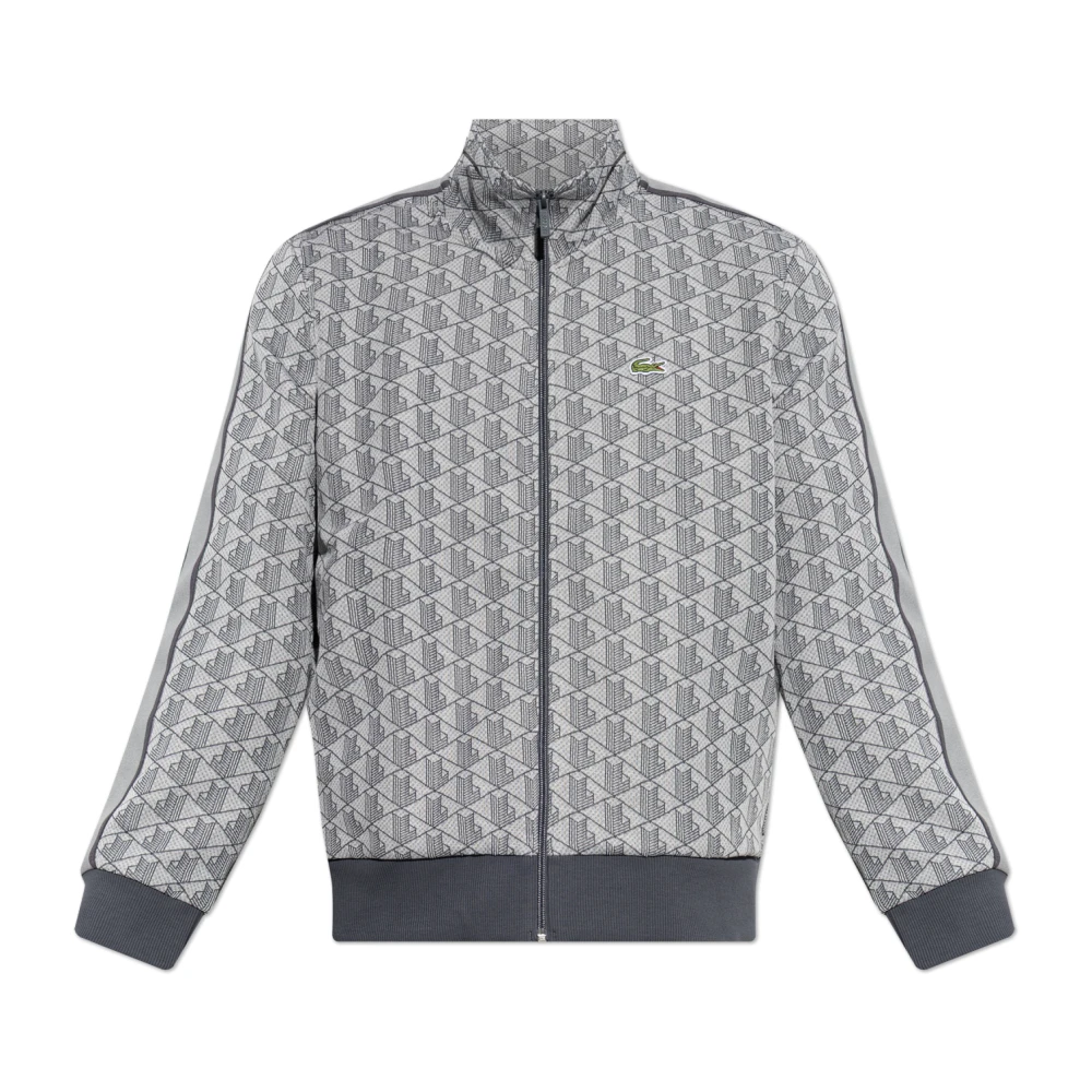 Lacoste Uomo Grigio Felpe Sh1368 41I - Immagine 5