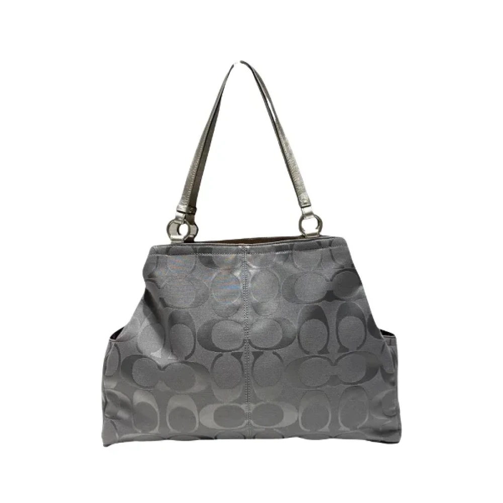 Coach Pre-owned Cotton totes Gray Dames