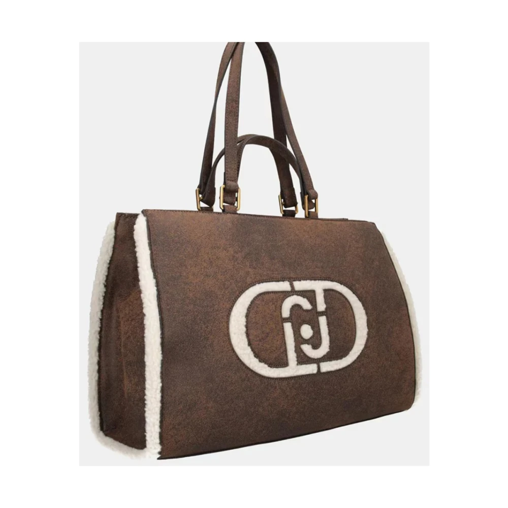 Liu Jo Mode Tote Bags voor Winkelen Brown Dames
