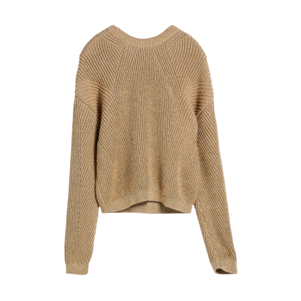 Max Mara Studio Gouden Sweaters voor Studio Stijl Beige Dames