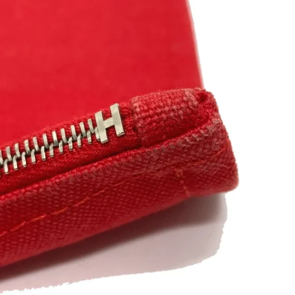 Hermès Vintage Pre-owned Cotton pouches Red Dames