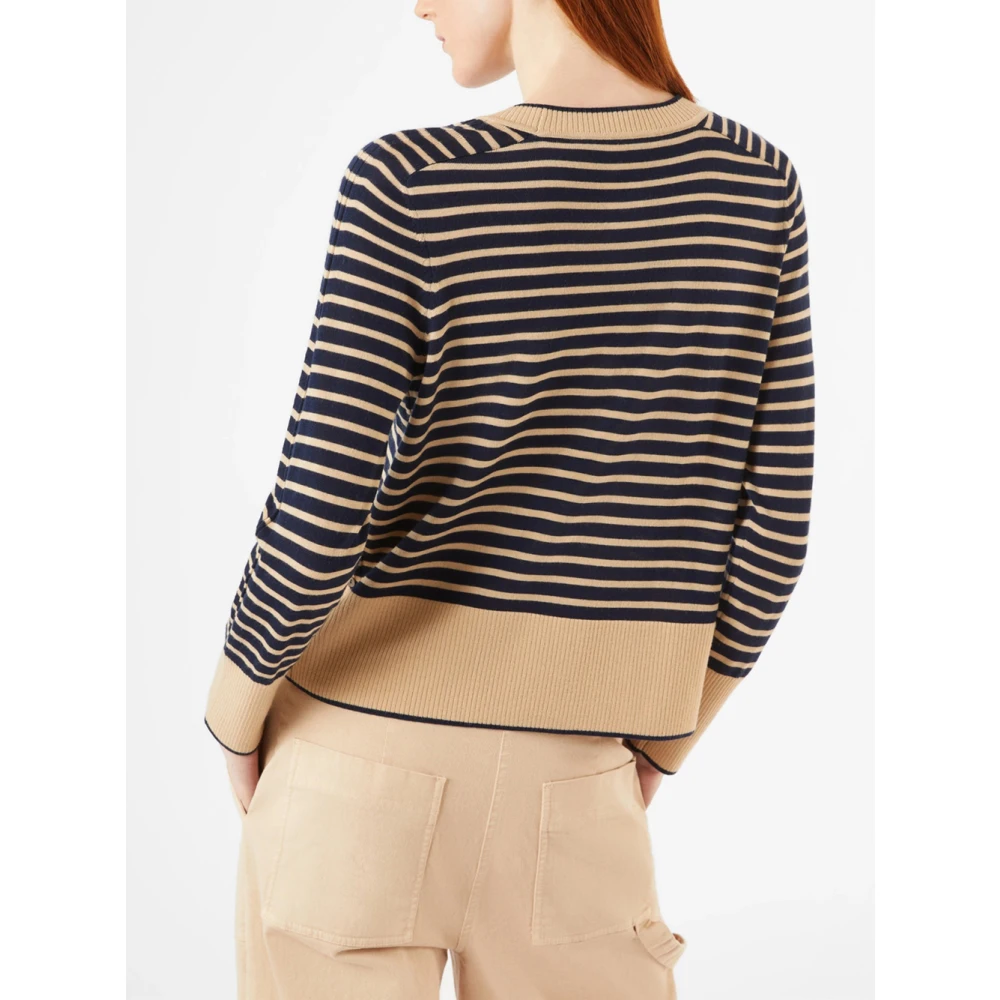 Pennyblack Blauwe Wollen Trui Pelago Model Blue Dames