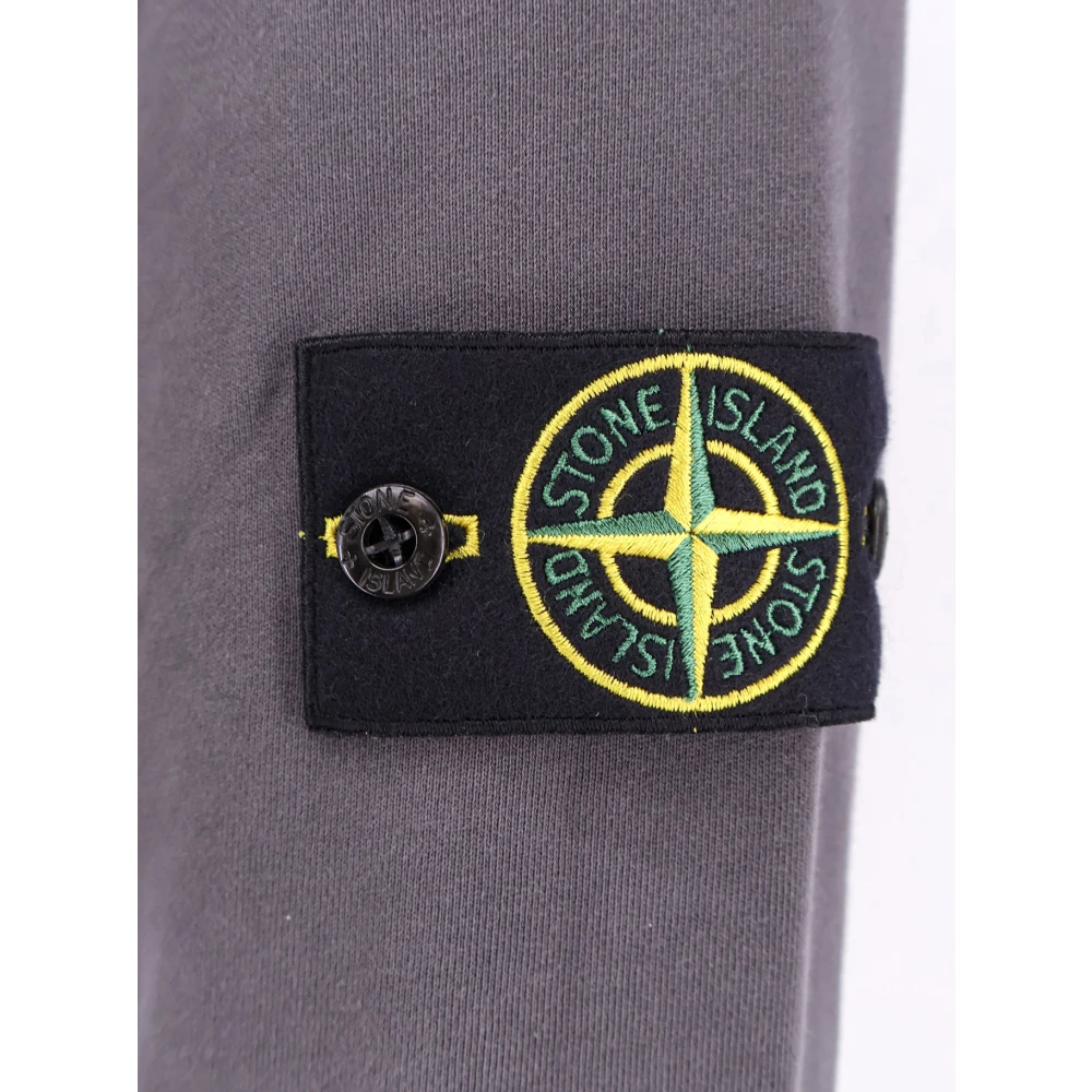 Stone Island Biologisch katoenen capuchontrui Gray Heren