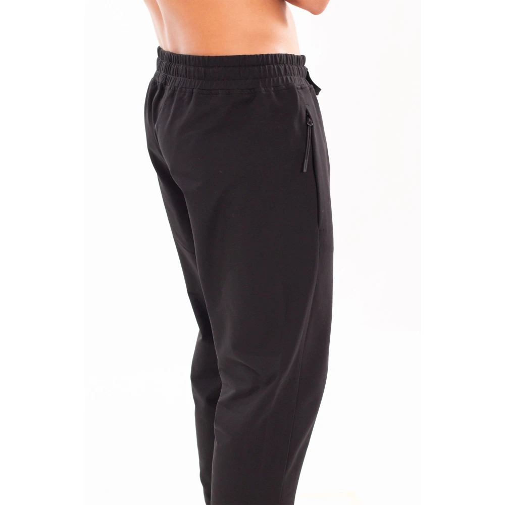 C.P. Company Fleece Mixed Sweatpants Black Heren