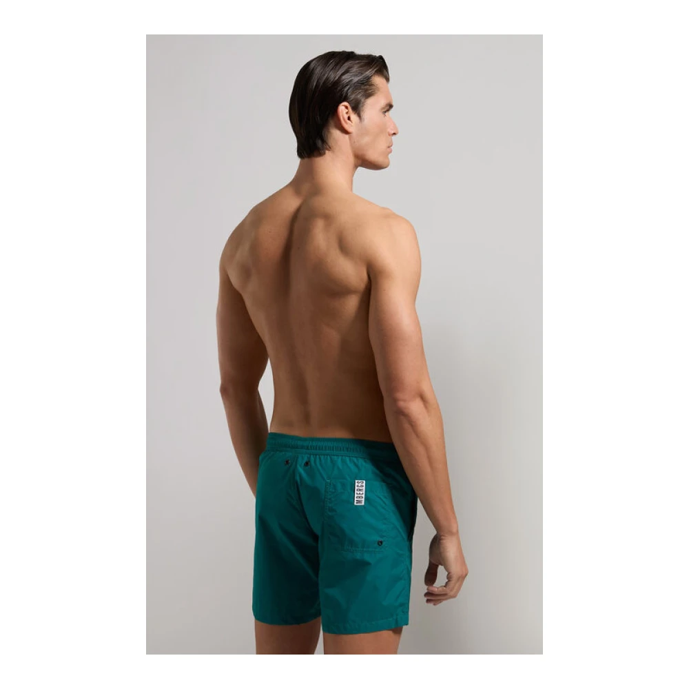 Bikkembergs Groene Zijlogo Zwemshorts Green Heren