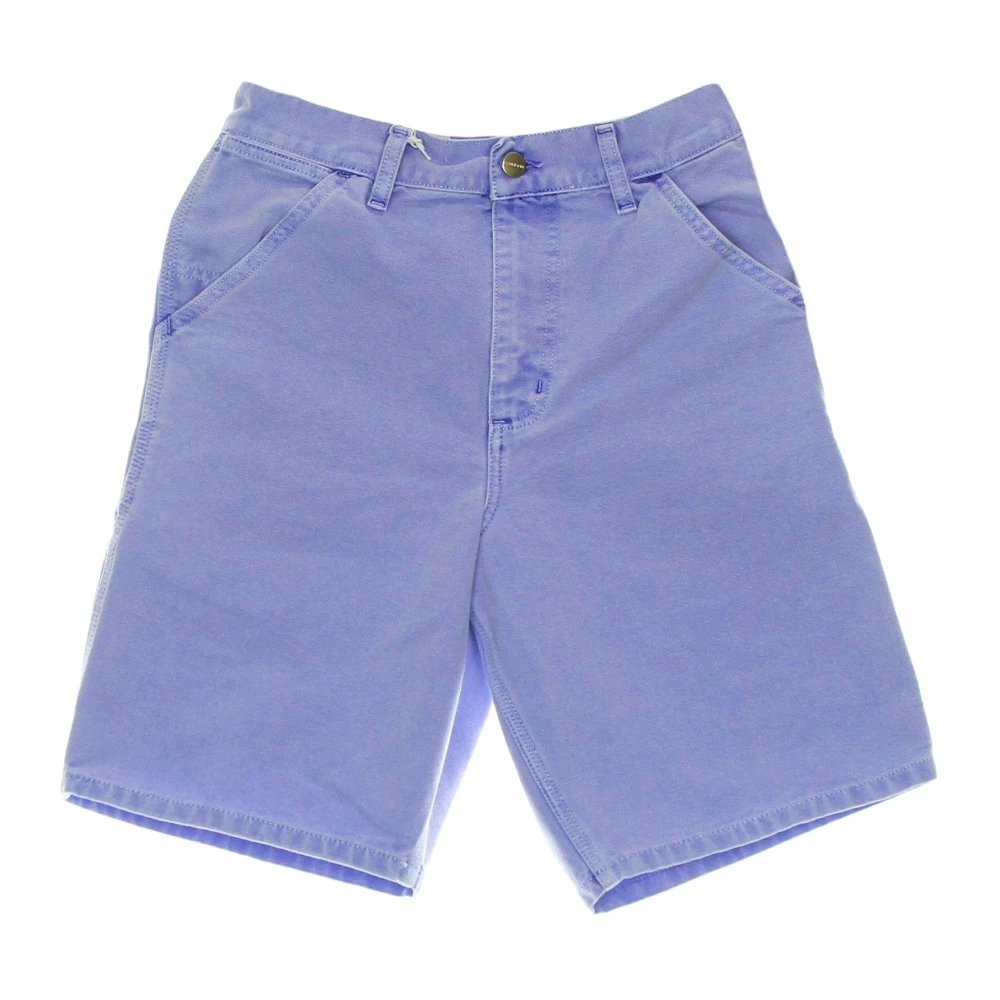 Carhartt Wip Men's Blue Faded Knee Shorts - Casual Shorts - W29 - Shorts
