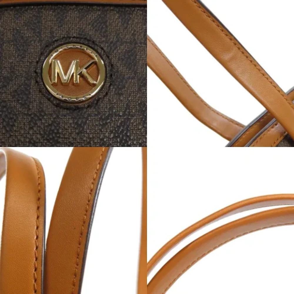 Michael Kors Pre-owned Plastic shoulder-bags Brown Dames