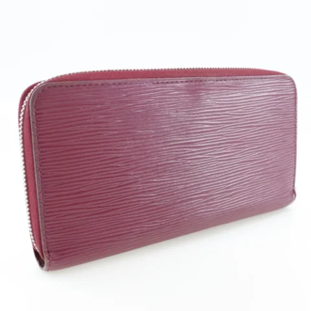 Louis Vuitton Vintage Pre-owned Leather wallets Red Dames