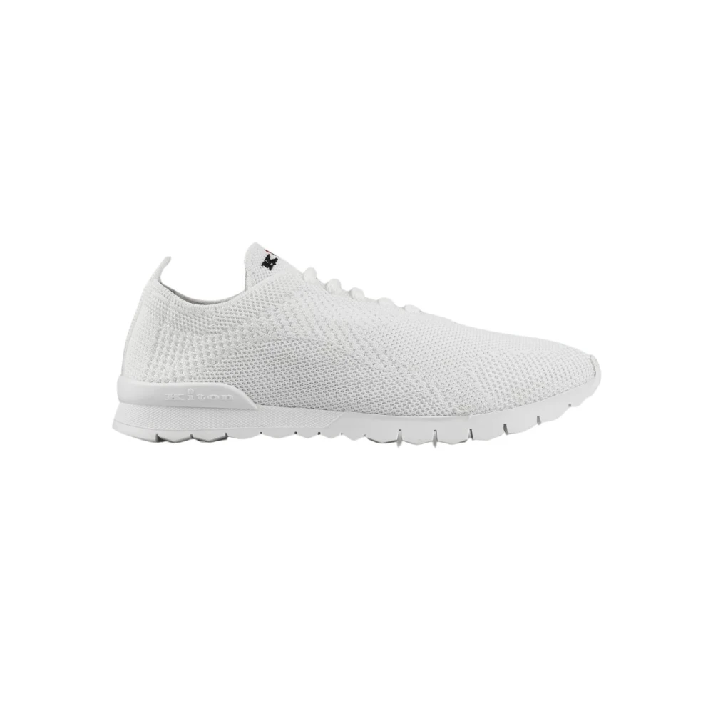 Kiton Regular Fantasy 100% Handgemaakt Heren Schoenen Wit