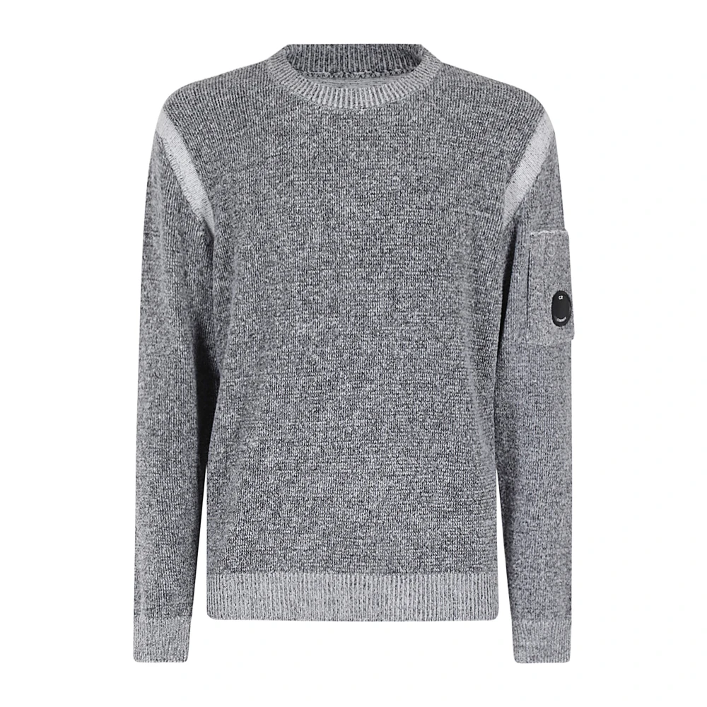 C.p. Company Fleece Knit Vanise Sweater Gray, Herr