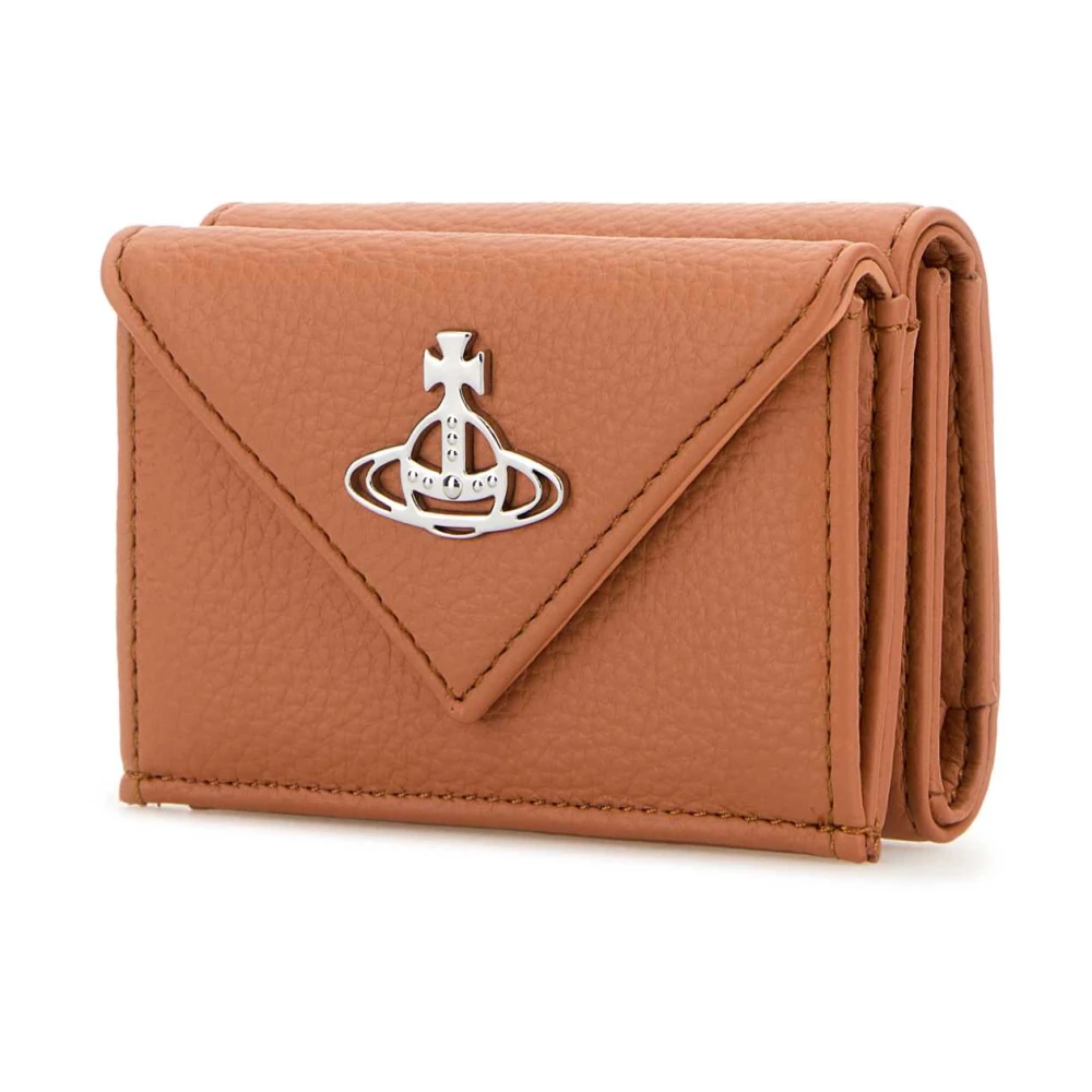 Vivienne Westwood Stijlvolle Donkerroze Synthetisch Leren Portemonnee Pink Dames