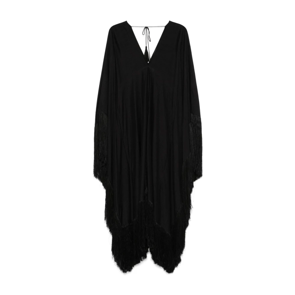Taller Marmo Women's Black Sea Clothing With Plunging V-Neck