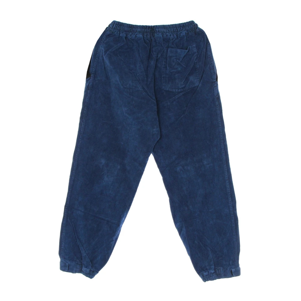 Mauna Kea Fluwelen Joggerbroek met Elastische Tailleband Blue Heren