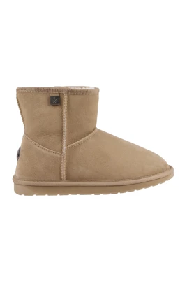 Beige Fårskinn Vinterstövlar