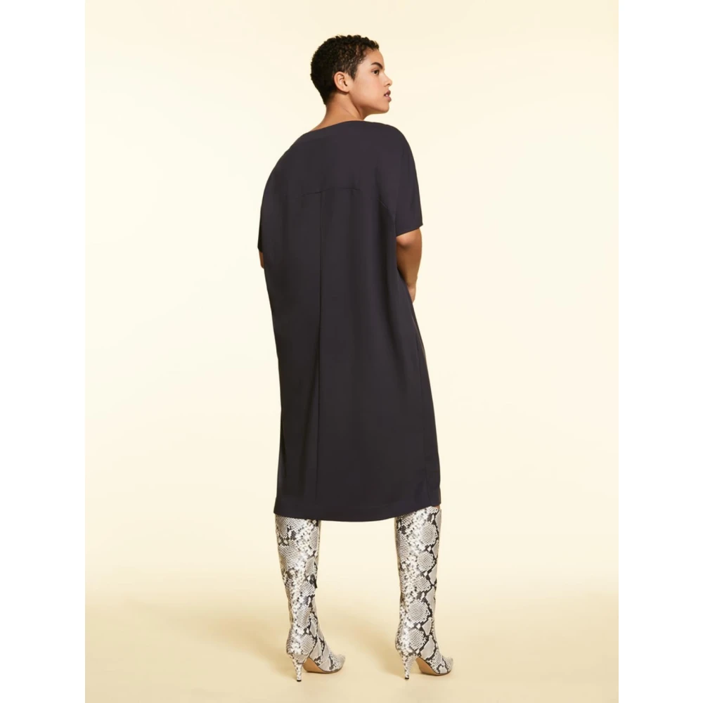 Marina Rinaldi Jerseyjurk met Odalisca-stijl Purple Dames