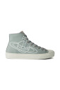 pearl-grey-high-top-sneakers-logo