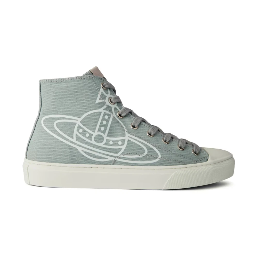 Vivienne Westwood Parel High-Top Sneakers Logo Heren Schoenen Grijs