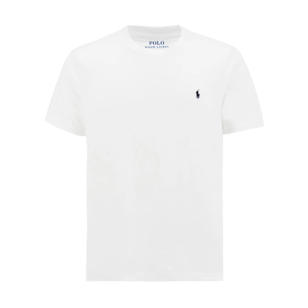 Ralph Lauren White Crew Neck T-Shirt - Male - T-Shirts - M - Tops