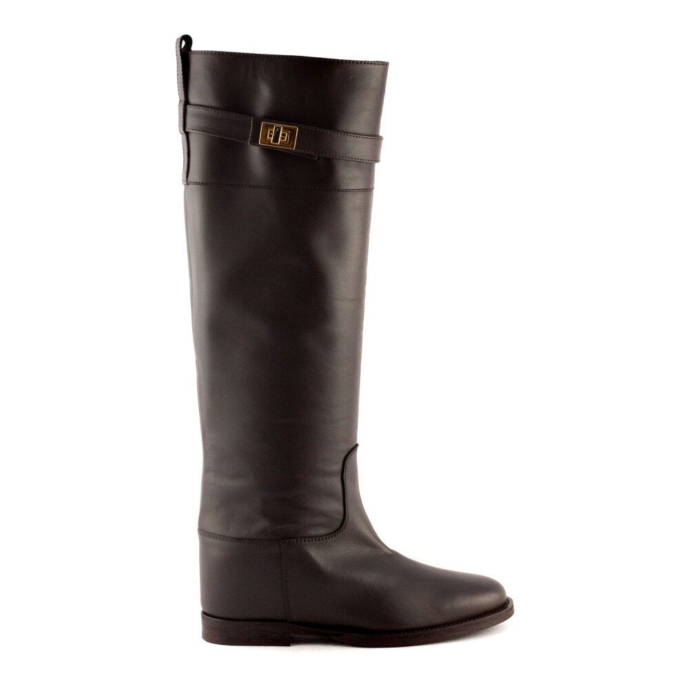 ロングブーツ VIA ROMA 15 FW25 STIVALE ALTO (4214 NERO) Via Roma 15 Stivale ロングブーツ | ブラック | FARFETCH JP