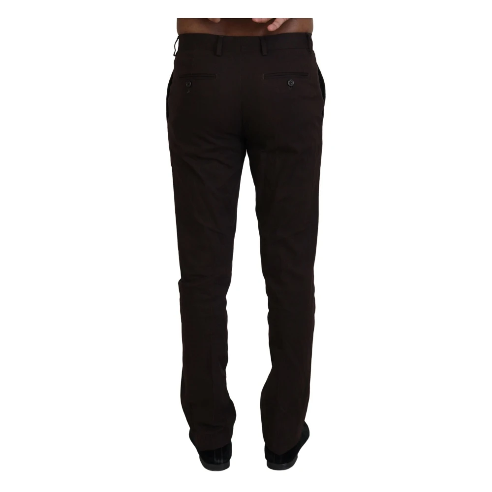 Bencivenga Elegante Bruine Katoenmix Broek Brown Heren