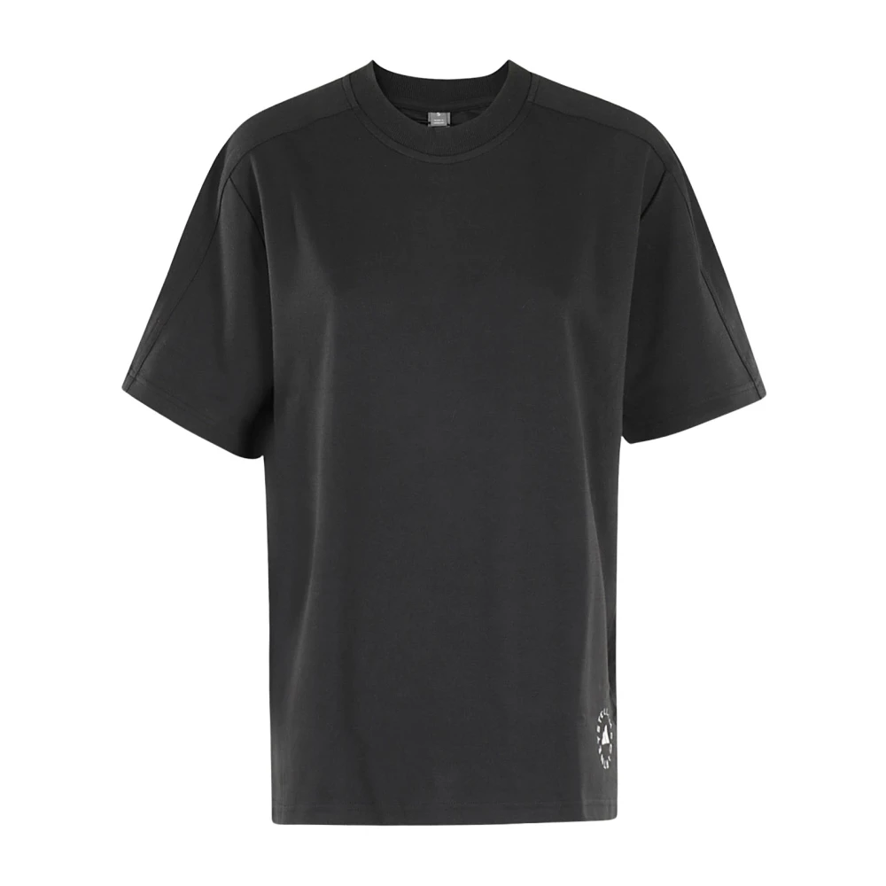 Adidas by stella mccartney Logo T-shirt Black Dames